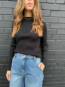 Cami Rib Crew Sweater