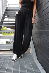 Jersey Wide Leg Pant