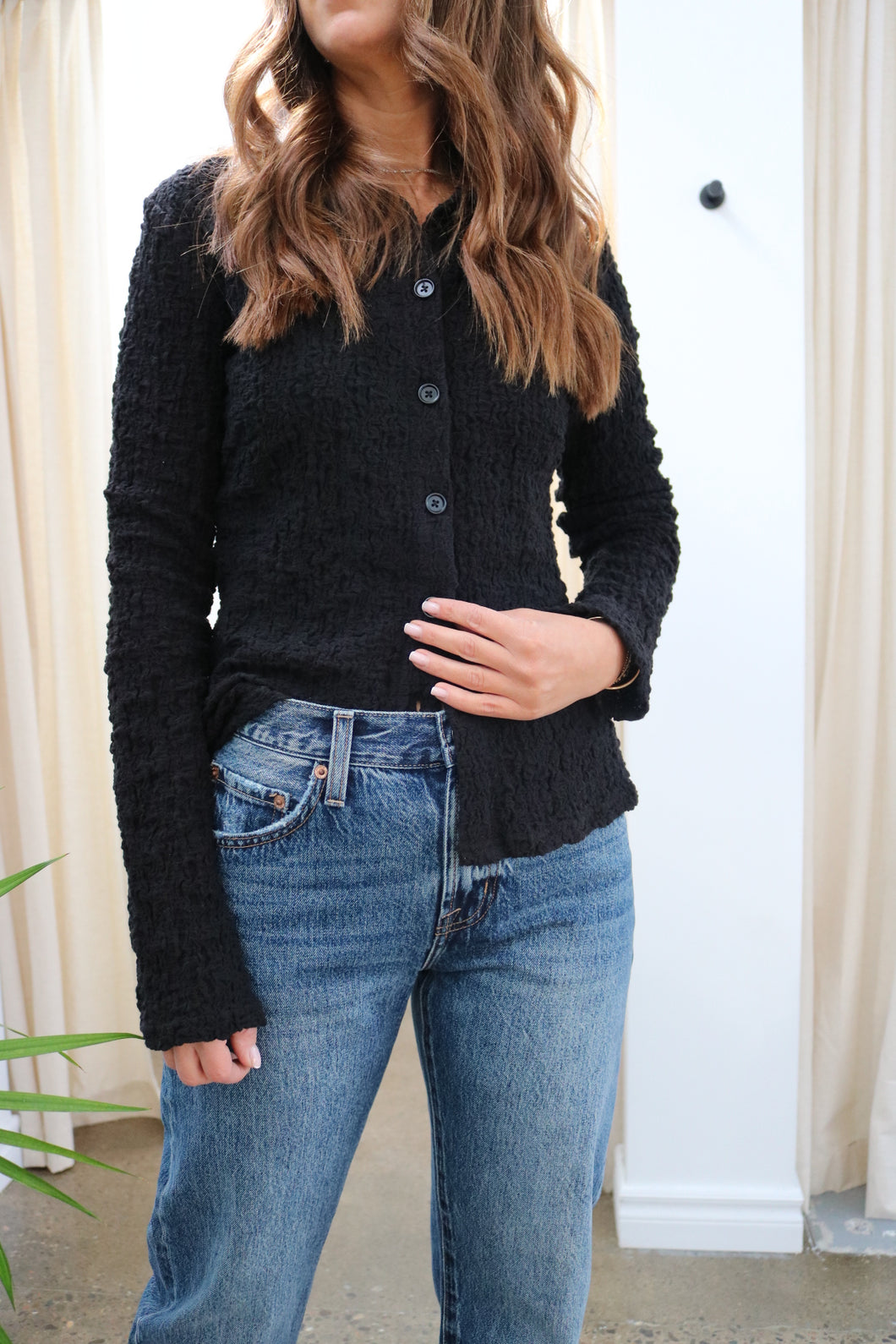 Keira Button Front Top
