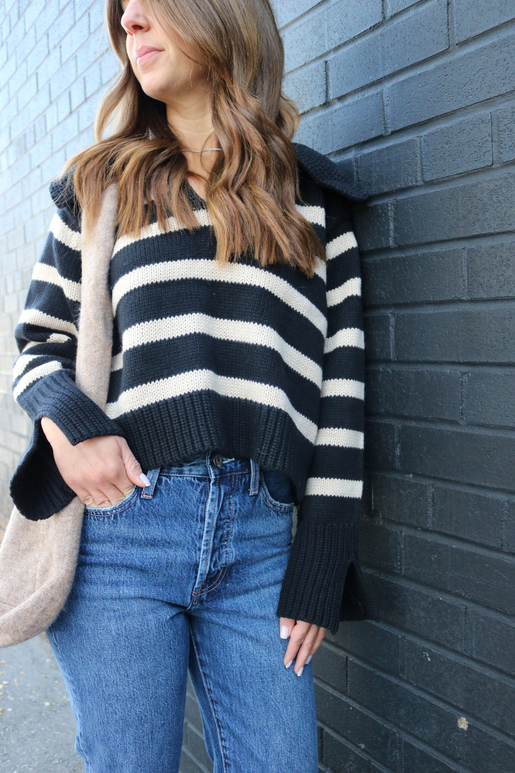 Lea Stripe Sweater